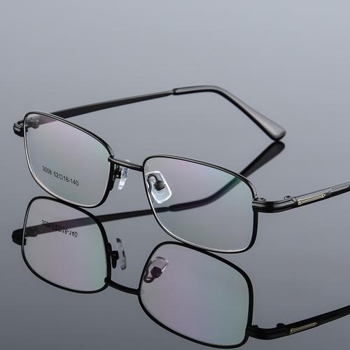 厂家批发 钛合金厚金电镀金属眼镜架可装老花眼镜框  3008